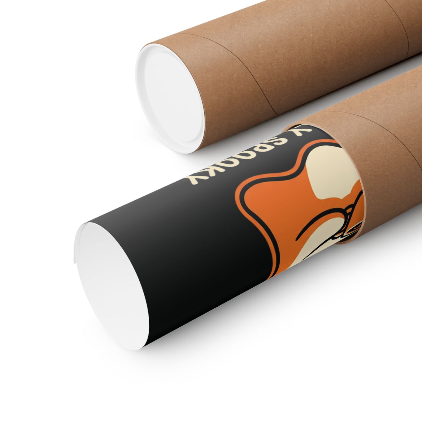 Spooky Ghost Drinking Coffee Matte Poster | I'm Only Spooky After Coffee