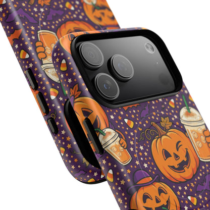 Halloween Pumpkin Latte Phone Case — Tough Magnetic Protective Cover