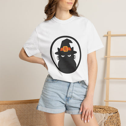 Witch Hat Black Cat T-Shirt