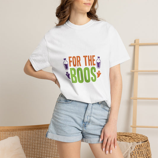 For The Boos Halloween T-Shirt — Cute Ghosts & Candy Graphic