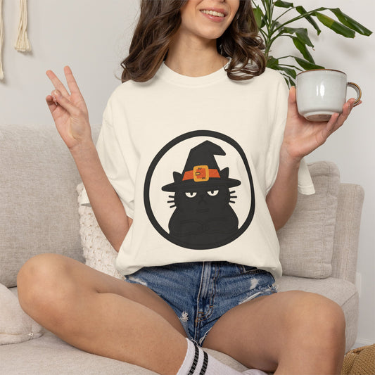 Witch Hat Black Cat T-Shirt