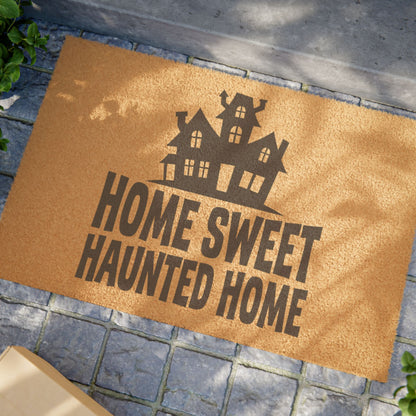 Doormat — "Home Sweet Haunted Home" Halloween Welcome Mat