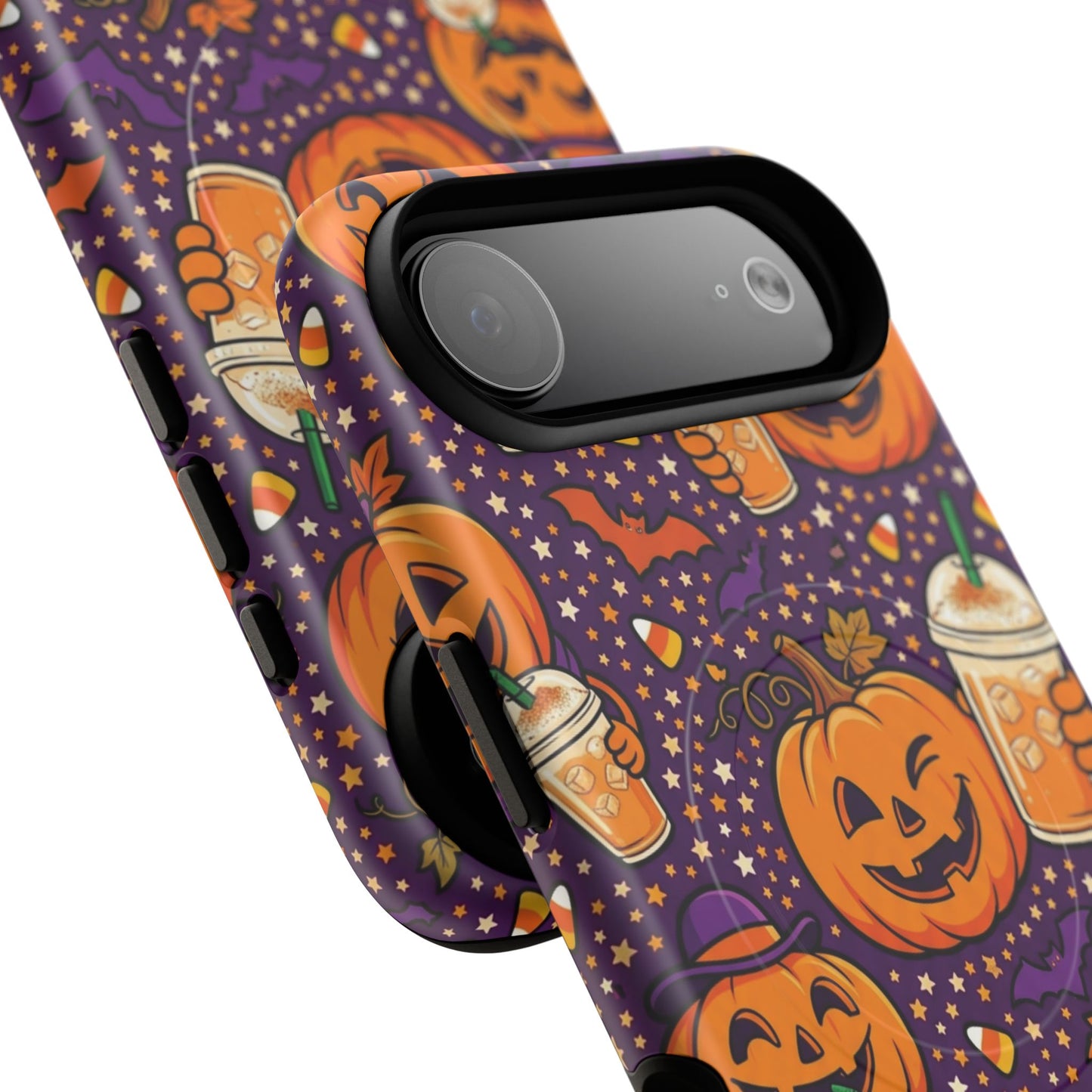 Halloween Pumpkin Latte Phone Case — Tough Magnetic Protective Cover