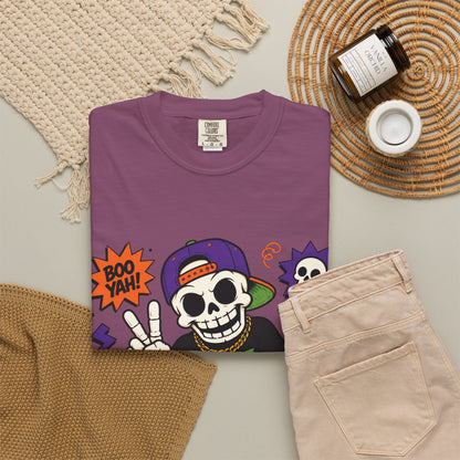 Skull Skateboard T‑Shirt — "Bone To Be Wild" Graphic Tee