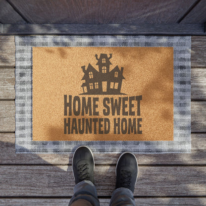 Doormat — "Home Sweet Haunted Home" Halloween Welcome Mat
