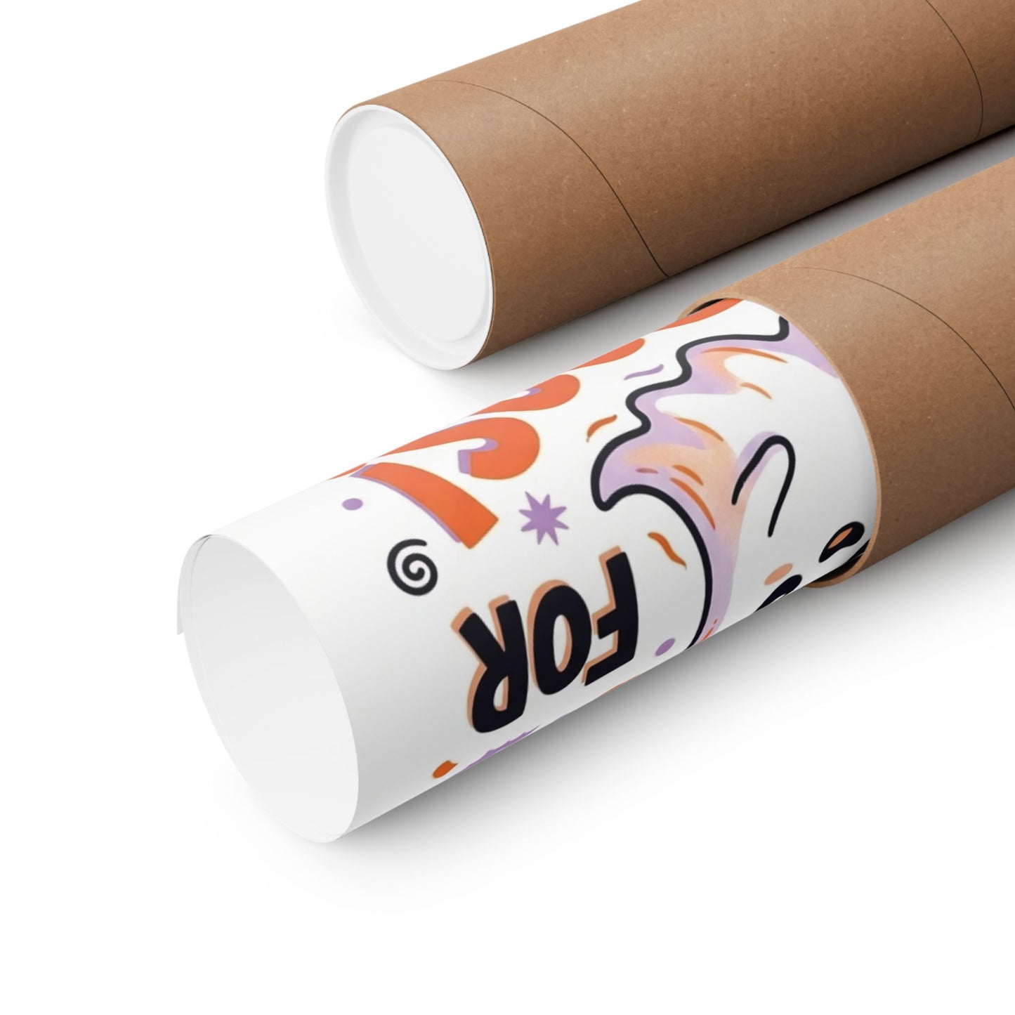 I’m Just Here For The Boos Poster | Halloween Ghost Matte Vertical Poster