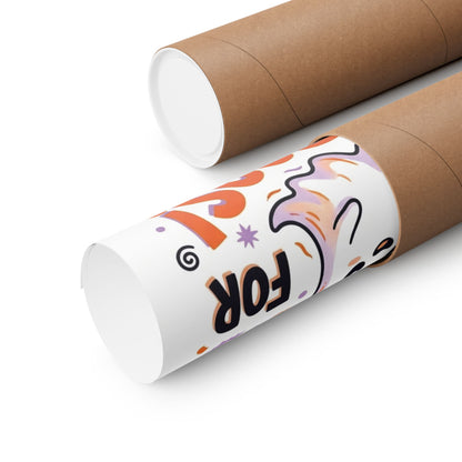 I’m Just Here For The Boos Poster | Halloween Ghost Matte Vertical Poster