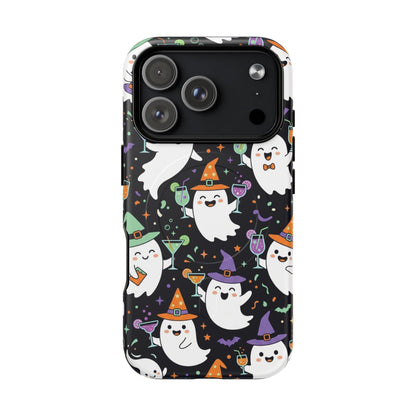 Halloween Ghosts Magnetic Phone Case — Cute Spooky Pattern