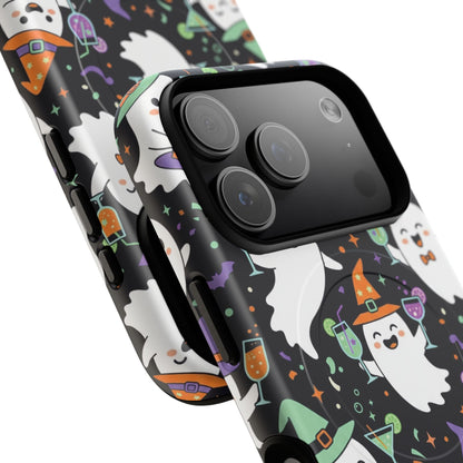 Halloween Ghosts Magnetic Phone Case — Cute Spooky Pattern