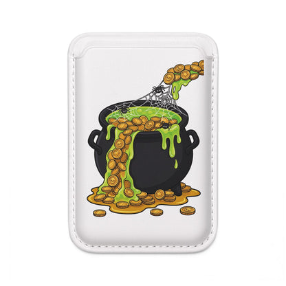 MagSafe Vegan Wallet — Cauldron of Coins Green Slime Design