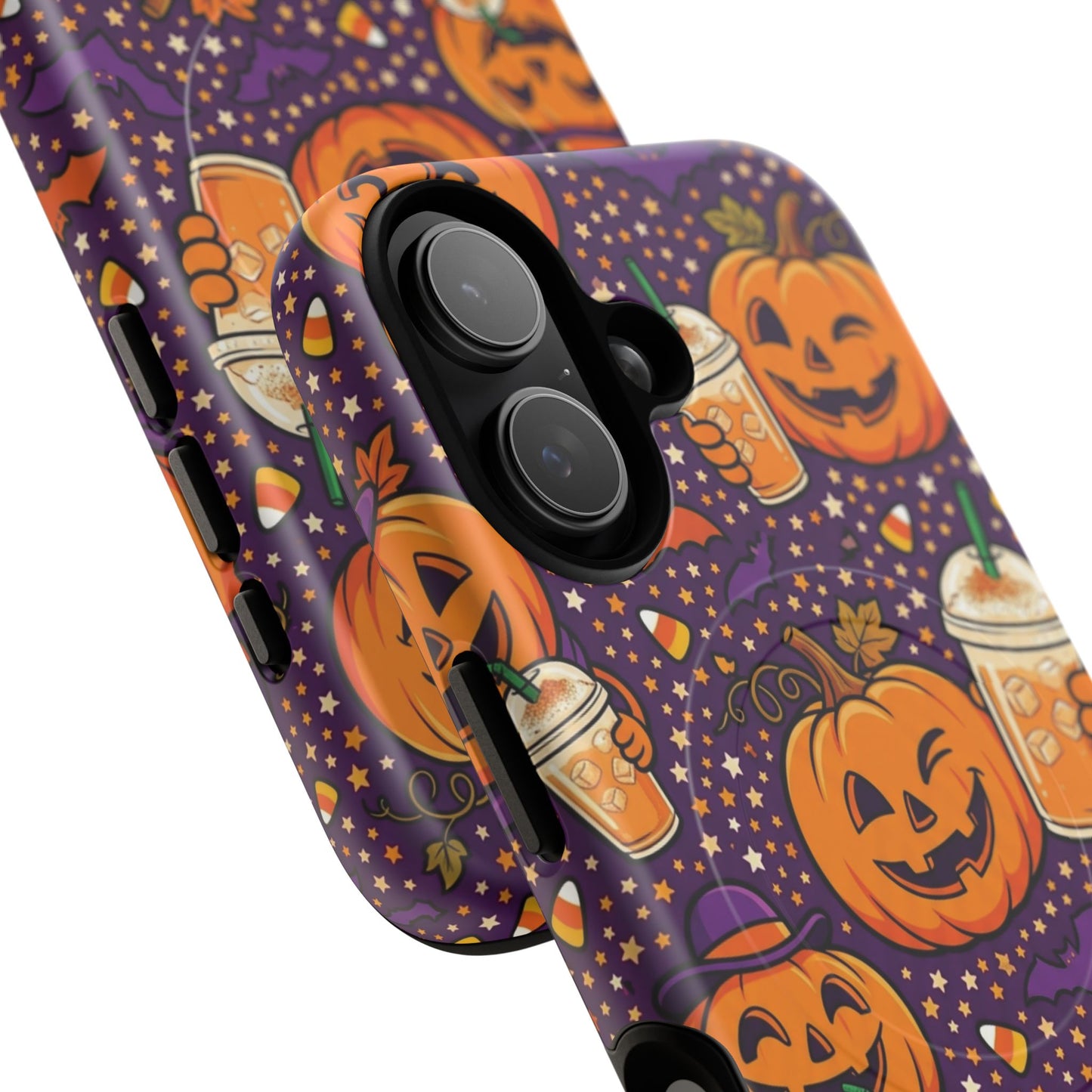Halloween Pumpkin Latte Phone Case — Tough Magnetic Protective Cover
