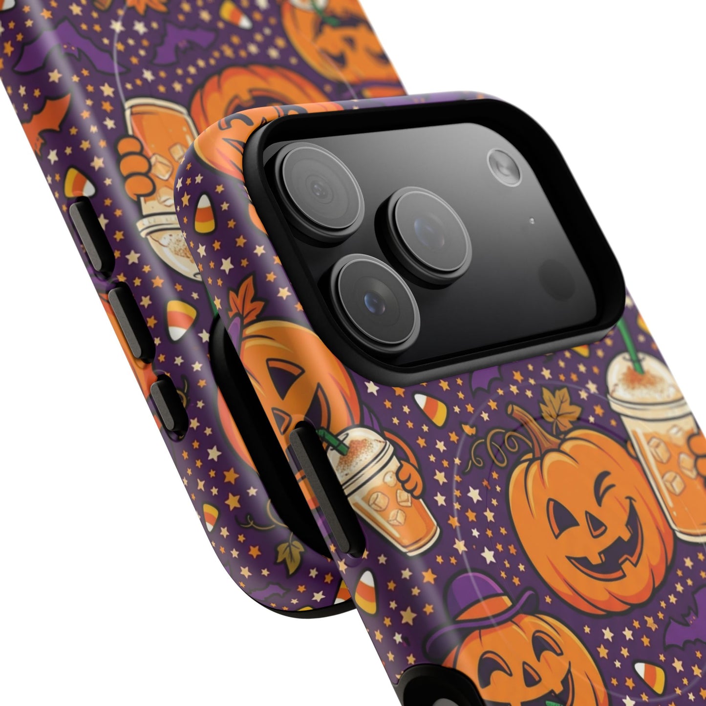Halloween Pumpkin Latte Phone Case — Tough Magnetic Protective Cover
