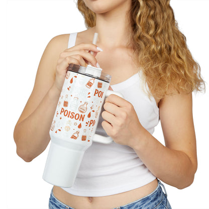 Poison Bottles Pattern Tumbler | 40oz Halloween Potion Stickers