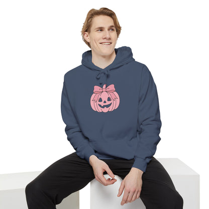 Cute Pink Pumpkin Hoodie – Girly Halloween Jack-O'-Lantern Sweatshirt